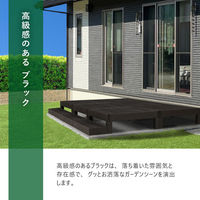 ネットフォース HP ウッドデッキ 幅900×奥行900×高さ280mm ブラック HP-S4-AW-BK 1セット(4台入)（直送品）
