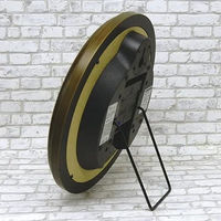 さんてる レトロ ろくろ電波時計 アラビア文字 置き掛け兼用 直径270×奥行60mm SR14_A 1個（直送品）