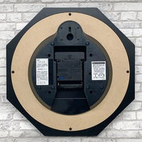 さんてる 電波時計 クロックスランド 置き掛け兼用 幅285×奥行55×高さ285mm ライトブラック SR26_DBK_R 1個（直送品）