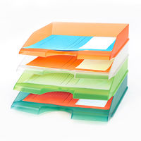 クルーズ レタートレーA4横 グリーン LT-600GR 1セット(1個×3)