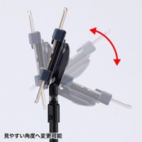 iPad・タブレットスタンド 7～13インチタブレット & iPad mini～iPad Pro対応  高さ調節機能付 1台 サンワサプライ（わけあり品）