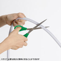 サンワサプライ  編組ケーブルスリーブ（ホワイト・2m巻き・内寸直径25mm） CA-SL25W2（直送品）