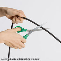 サンワサプライ コルゲートチューブ(ブラック・2m巻き・内寸直径10.7mm) CA-303 1本