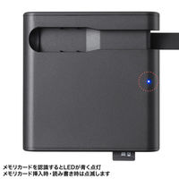 サンワサプライ SD4.0 UHS-II 対応 Type-C カードリーダー ADR-3TCML41BK 1個