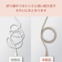 タイプCケーブル (USB-C to C) PD対応 60W シリコン素材 1m MPA-CCSS10GB エレコム 1個（直送品）