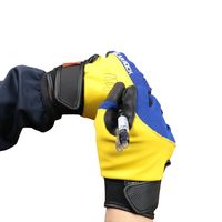 コーコス信岡 メモグローブユビキリ チャコール L GW-3102 1双