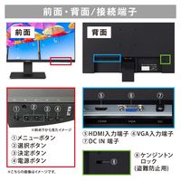 アイリスオーヤマ 27インチ液晶モニター ILD-D27FHT-B 1台