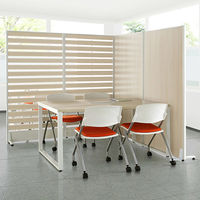 【軒先渡し】ナカバヤシ 平行スタッキングチェア キャスター付き ブルー NCH-PT002WBL 1脚（直送品）