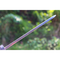 トヨクニ キャンプ剣鉈 遊焚火 6寸・土佐オリジナル白鋼 黒槌目 黒鉄ツバ輪 クルミ柄 tygr230410-039 1本（直送品）