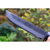 トヨクニ 山遊鉈漆黒造り180 白鋼 黒皮ケース 晶之作 tygr230410-044 1本（直送品）