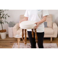 東谷 ROOM ESSENCE ビューグ スツール アイボリー BGL-250IV 1台（直送品）