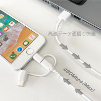 3in1ケーブル 2m AH142LSC20W 1本 多摩電子工業