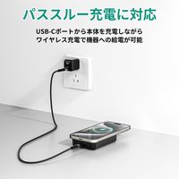 AUKEY モバイルバッテリー 10000mAh マグネット式 ワイヤレス充電 MagLink ブラック PB-ML01-BK 1個