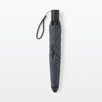 無印良品 晴雨兼用 2通りにたためる 折りたたみ傘 親骨の長さ55cm 6本骨 ネイビー 良品計画