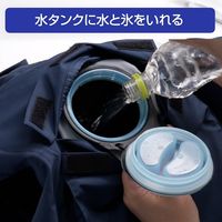 【水冷服】D’s QUALITY モバイルバッテリーで動く涼感水冷ベスト L ブラック DCV-200L BK 1着