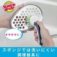 スリーエム（3M）スコッチブライト キッチン用ハンディブラシ 抗菌 ざる おろし金 スライサー K-505J（1本入）