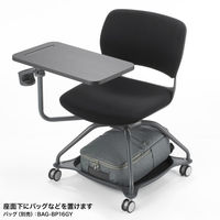 サンワサプライ ミーティングチェア テーブル付き ブラック SNC-T165BK 1脚（直送品）