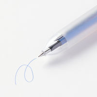 無印良品 こすって消せる3色ボールペン ノック式 半透明 0.5mm 黒/赤/青 1セット（1本×10） 良品計画