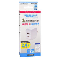 オーム電機 AC充電器 AUC12WーW 01-7170 1個