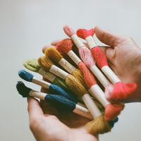 刺しゅう毛糸 [ECOVITA] ウールスレッド 1カセ16m col.101 DMC360-BOX-101 1セット(6本入×2箱)（直送品）