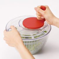 サラダスピナー 野菜水切り ViV Sサイズ レッド 直径21×高さ14cm 日本製 1個
