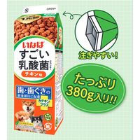 いなば すごい乳酸菌クランキー 牛乳パック 総合栄養食 チキン味 380g 1個 ドッグフード 犬用
