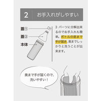 シービージャパン LSボトル 1L グレイッシュブラウン 1セット（3個）