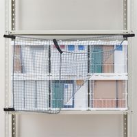 【転倒防止】 キングジム 収納棚につける落下防止ネット1200 RN1200 1個