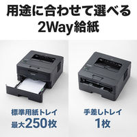 ブラザー A4モノクロレーザープリンター 無線・有線LAN/両面印刷 HL-L2460DW 1台（わけあり品）