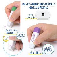 プラス 消しゴム ケース消しゴム Clutto くるっと 専用替え消しゴム 36885 1パック（2個入）