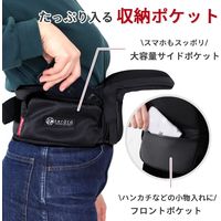 【kerata/ケラッタ】 ヒップシート 折り畳み ブラック 3か月～36か月用