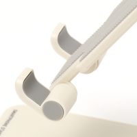 【LAKOLE/ラコレ】 折りたたみスマホスタンド アイボリー