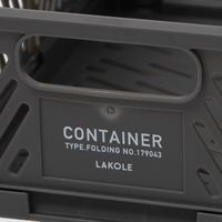 デスクコンテナ（S） チャコール 1セット（1個×2） LAKOLE/ラコレ