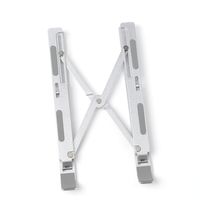 折り畳みアルミPCスタンド シルバー LAKOLE/ラコレ