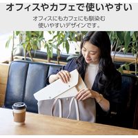 パソコンケース 14インチ レザー スリム PCケース フロントポケット付 ホワイト BM-IBEM01WH-IL エレコム 1個