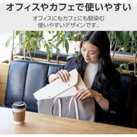 パソコンケース 14インチ レザー スリム PCケース フロントポケット付 イエロー BM-IBEM01YL-IL エレコム 1個