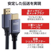 HDMI2.1ケーブル ウルトラハイスピード 2m 8K 60Hz 4K 120Hz 黒 GM-HD21E20BK エレコム 1個