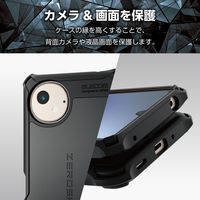 エレコム AQUOS wish4(SH-52E)/ハイブリッドケース/ZEROSHOCK/ブラック PM-S241ZEROBK 1個