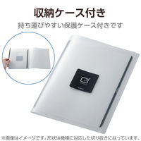 iPad Pro (M4) 13インチ 2024年用 フィルム 着脱式ケント紙 ブルーライトカット TB-A24PLFLNSPLL エレコム 1個