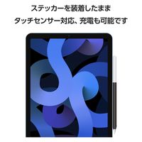 アップルペンシル 専用 グリップステッカー アンチスリップ素材 極薄 滑り止め ブラック TB-APESNBSBK エレコム 1個（直送品）