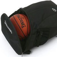 SPALDING(スポルディング) バスケットボール バックパック ジャイアントケイジャー シルバー 41010SV 1個（直送品）