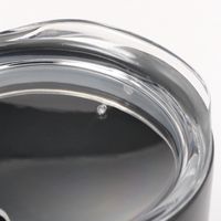 【LAKOLE/ラコレ】 ダブルウォールセラミックタンブラー ブラック 1セット（2個）