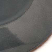 まるで陶器プレート（L） ブルー 1セット（2枚） LAKOLE/ラコレ