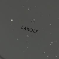スプラッシュ柄プレート（S） チャコール LAKOLE/ラコレ
