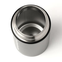 【LAKOLE/ラコレ】 ワンタッチポータブルタンブラー（350ml） ブラック