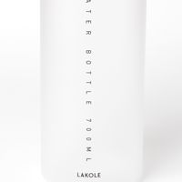 ウォーターボトル（700ml） ホワイト LAKOLE/ラコレ