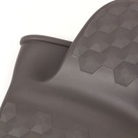 【LAKOLE/ラコレ】 シリコン製ミトン チャコール