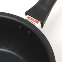 フッ素加工炒め鍋（20cm）チャコール LAKOLE/ラコレ