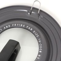 スタンドフライパンカバー（16～20cm）チャコール LAKOLE/ラコレ