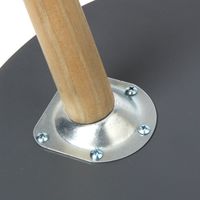 【LAKOLE/ラコレ】 ベッドサイドデスク ブラック